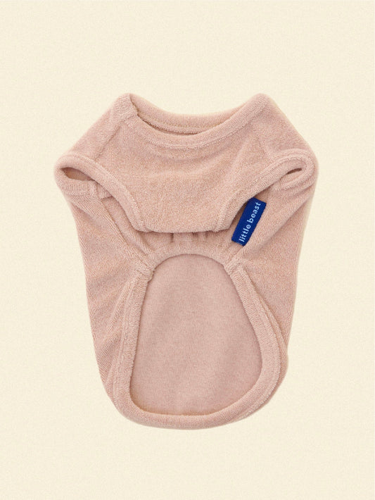 littlebeastus Dog Tank Top Hot Girl Summer Tank Top - Beige