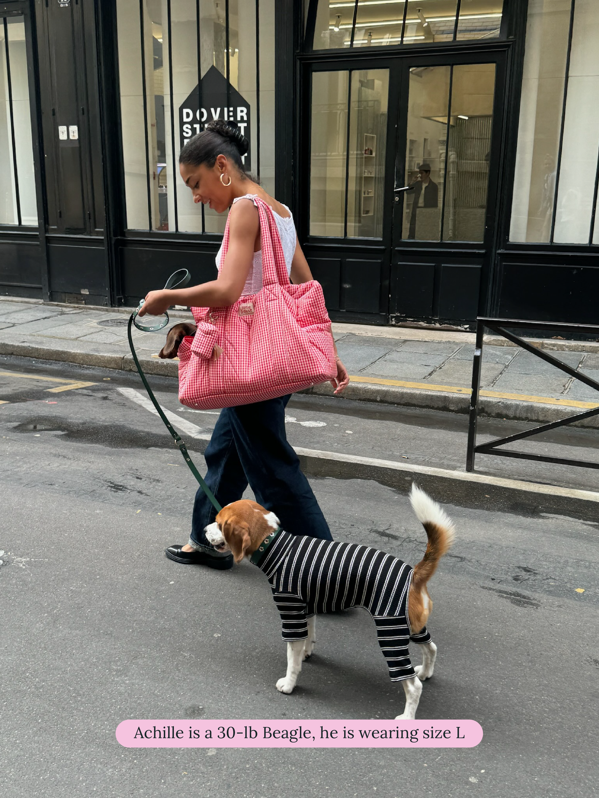 Little Beast Dog Onesie Café in Paris Onesie