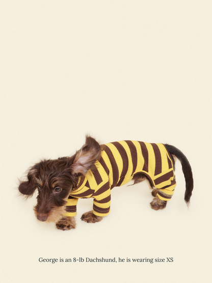 Little Beast Dog Onesie Dijon Onesie