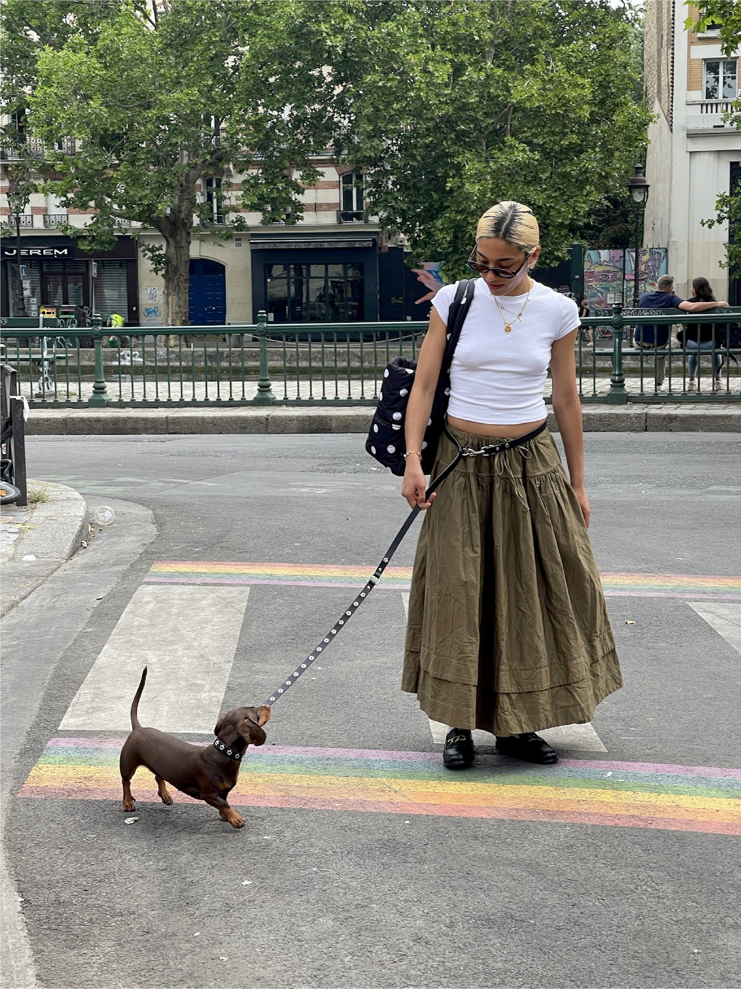 Little Beast Dog Leash ONESIZE Flower Power Leash - Midnight