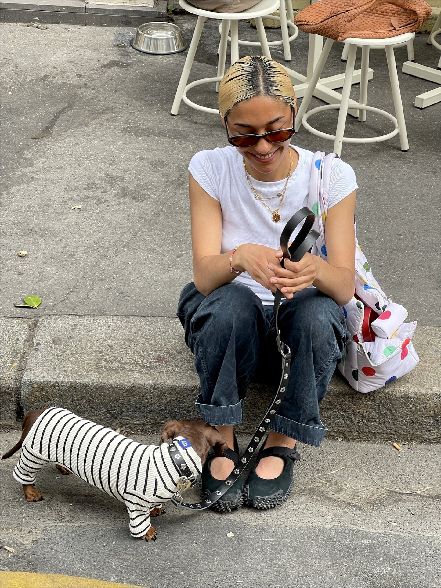 Little Beast Dog Leash ONESIZE Flower Power Leash - Midnight