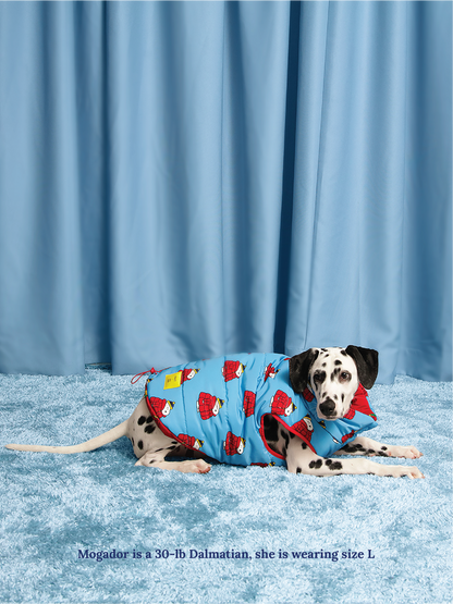Little Beast Dog Parka Holiday Puffer Jacket - PEANUTS