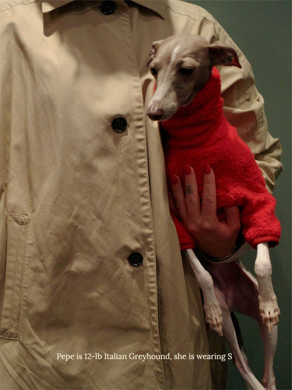 Little Beast Dog Fleece Shirt Hot Sauce Fleece Shirt