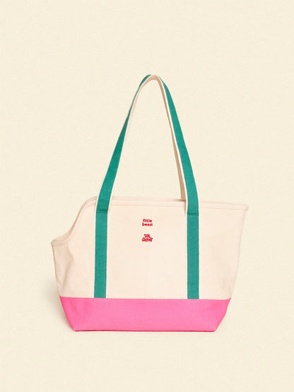 Little Beast Dog Carrier MILF Canvas Tote - Ian Charms x Little Beast