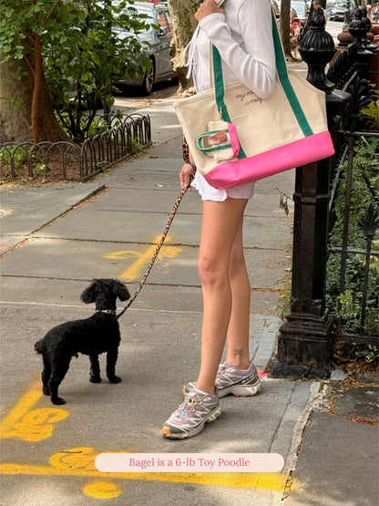 Little Beast Dog Carrier MILF Canvas Tote - Ian Charms x Little Beast