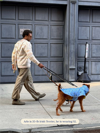 Little Beast Dog Raincoat Peanut Raincoat - Navy