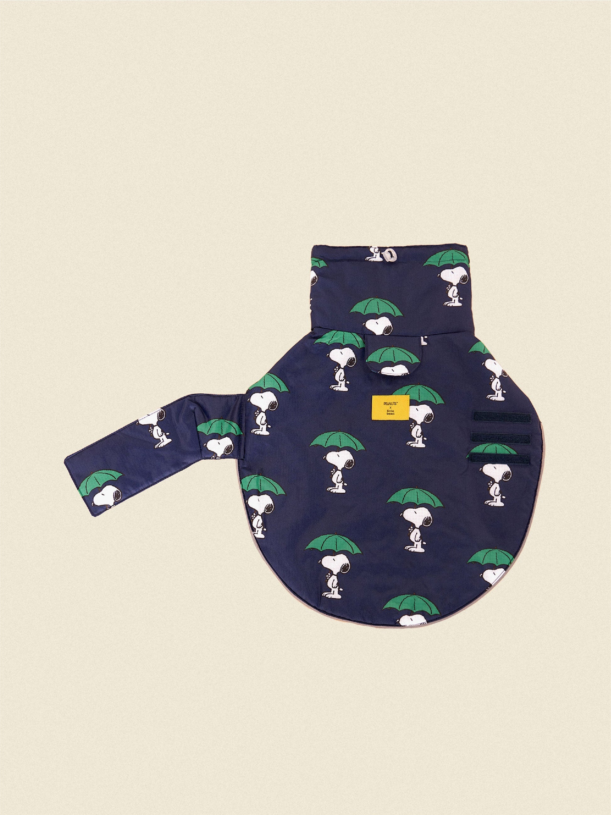 Little Beast Dog Raincoat Peanut Raincoat - Navy
