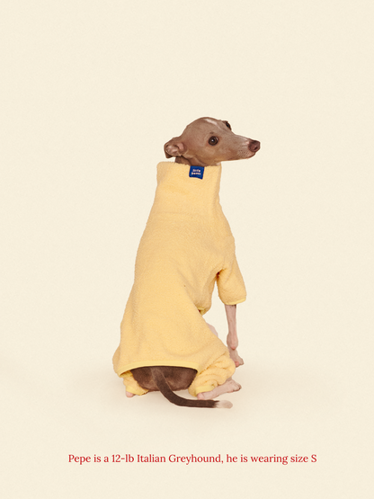 Little Beast Dog Fleece Onesie Rubber Ducky Fleece Onesie