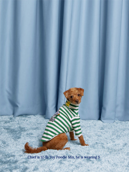 Little Beast Dog Stripe Shirt Snoopy Gift Stripe Shirt - PEANUTS