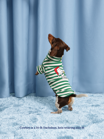 Little Beast Dog Stripe Shirt Snoopy Gift Stripe Shirt - PEANUTS