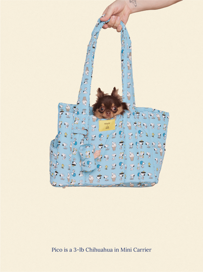 Little Beast Dog Carrier SNOOPY PUFFER CARRIER - PEANUTS X LITTLE BEAST