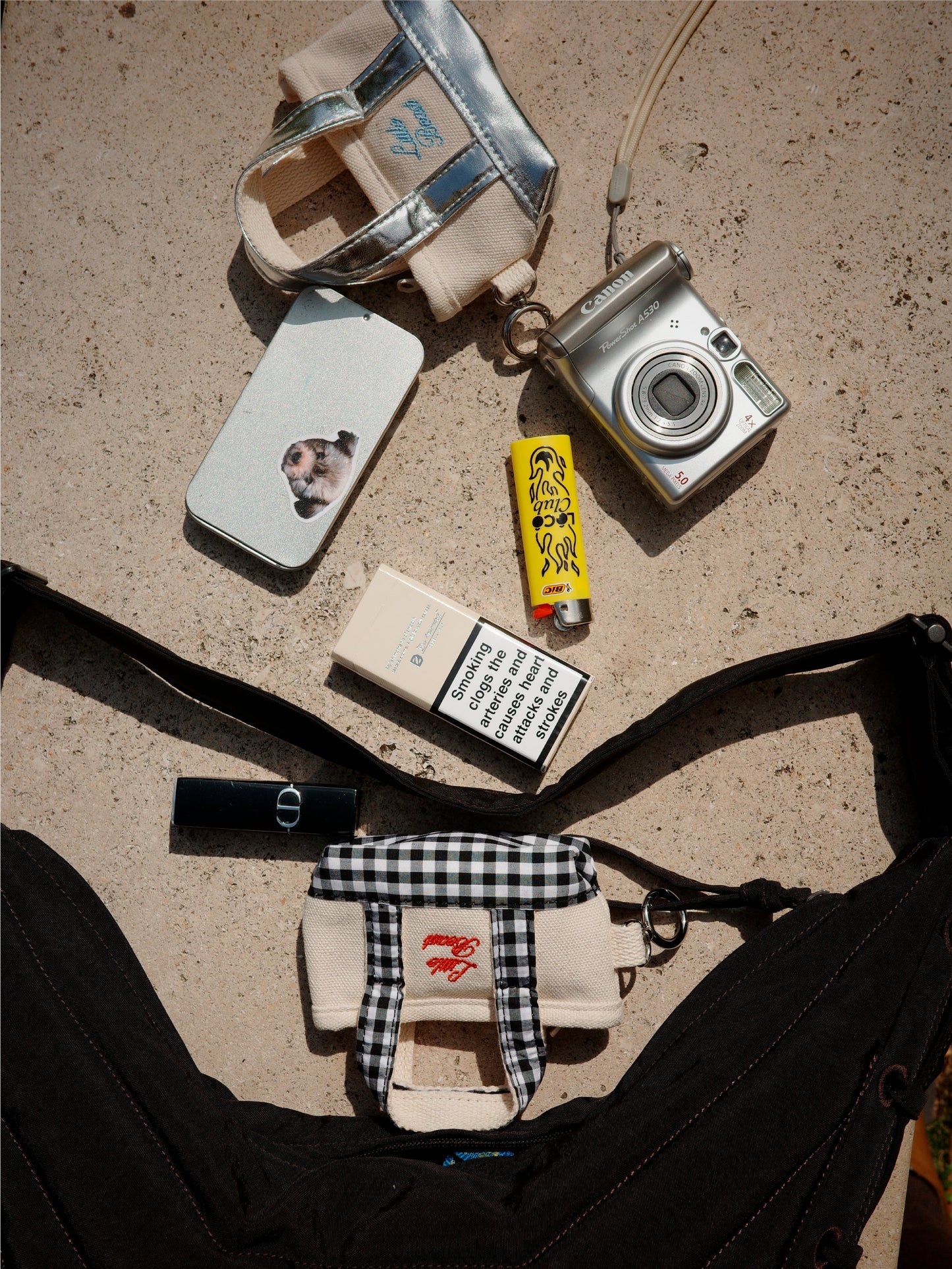 Little Beast Poop Bag Holder OS The Little Beast Poop Bag Tote - Gingham