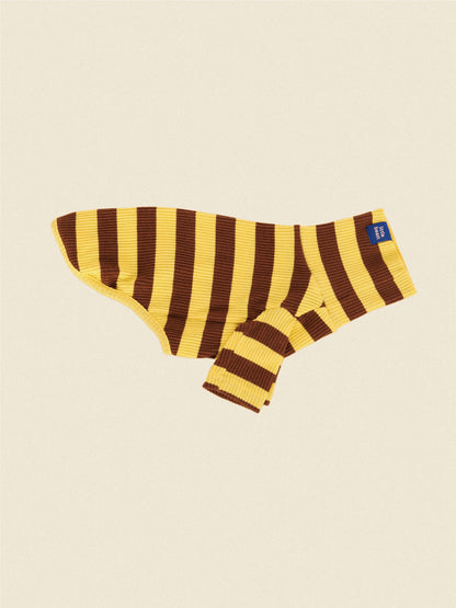 Little Beast Dog Onesie Yellow & Brown Shirt - FW25