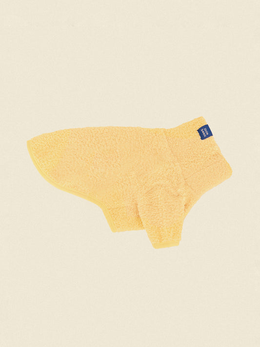 Little Beast Dog Fleece Shirt Yellow Fleece Shirt