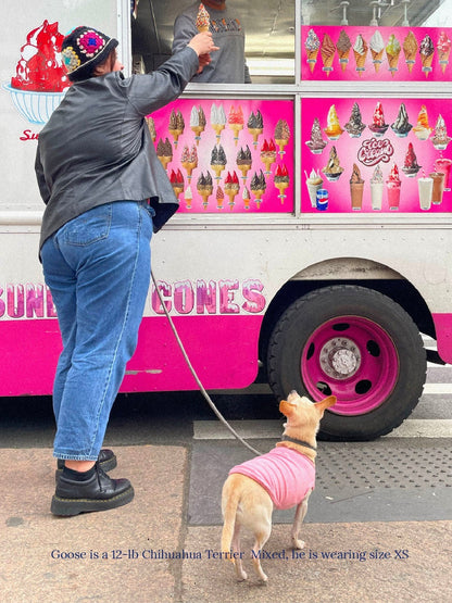 littlebeastus Dog Tank Top Hot Girl Summer Tank Top - Pink