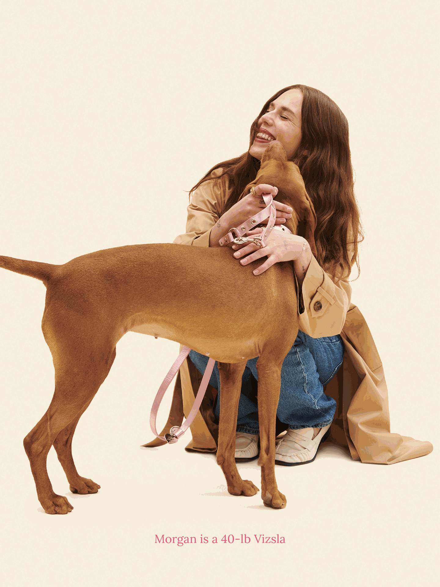 SJ Factory Dog Leash ONESIZE You Mean The World To Me Leash - Pink