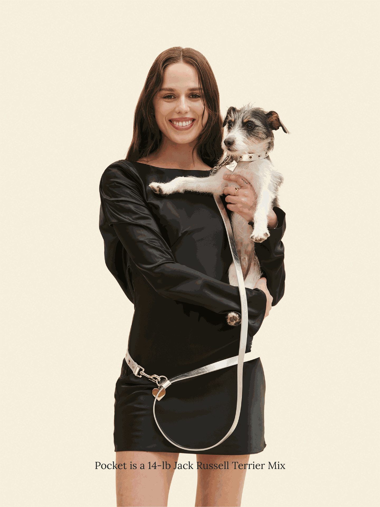 SJ Factory Dog Leash ONESIZE You Mean The World To Me Leash - Silver